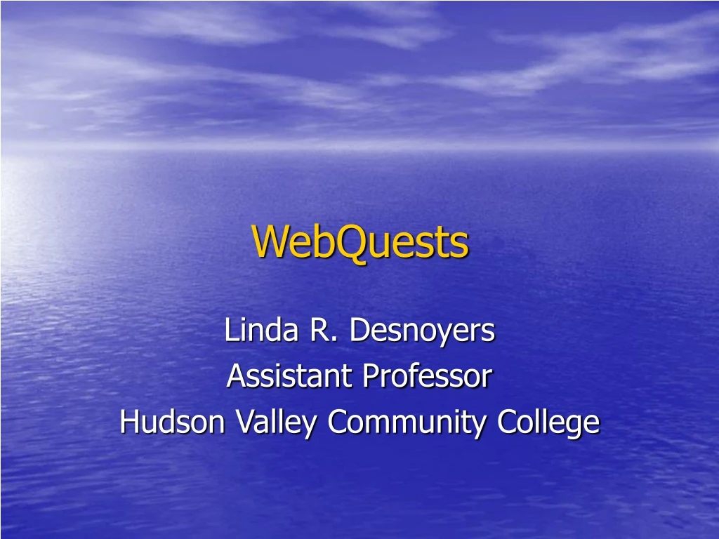 webquests