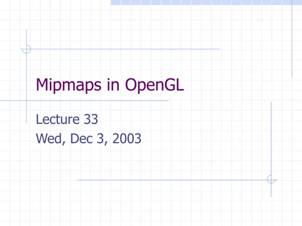 Mipmaps in OpenGL