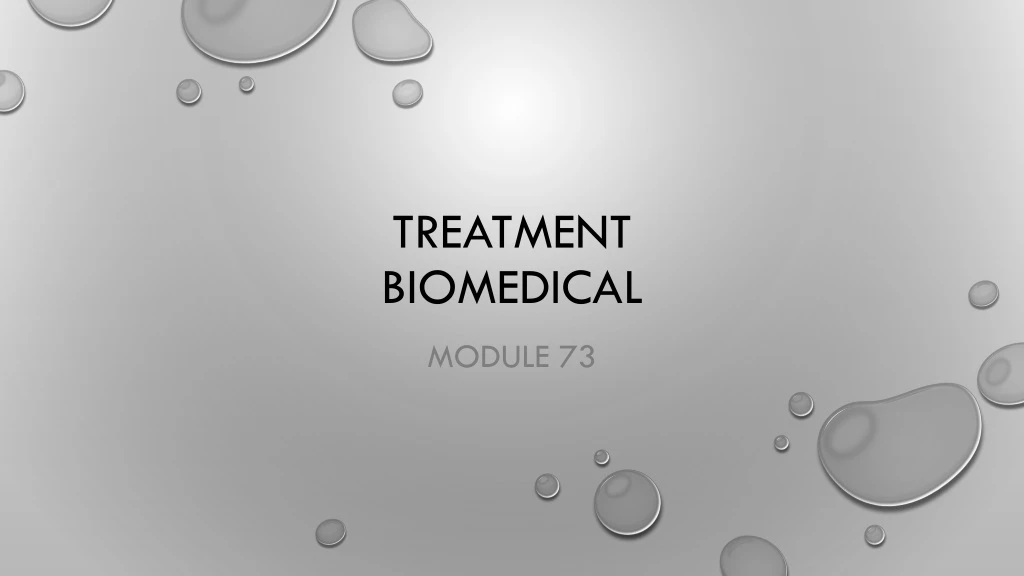 treatment biomedical