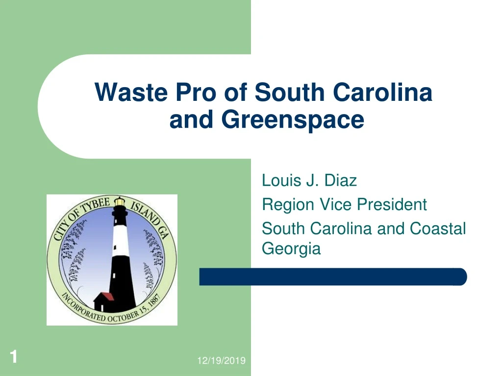 waste pro of south carolina and greenspace
