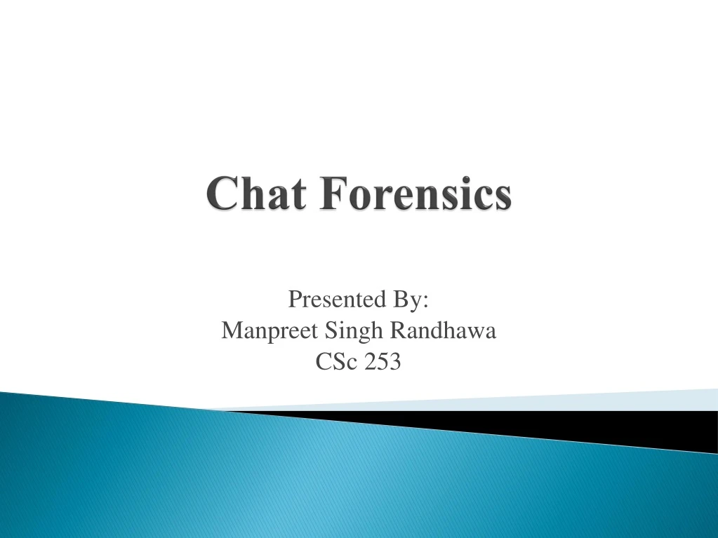 chat forensics