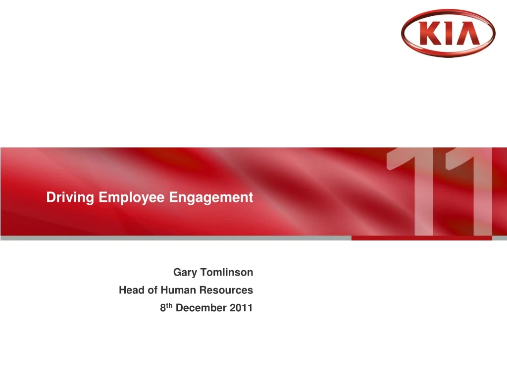 driving employee engagement