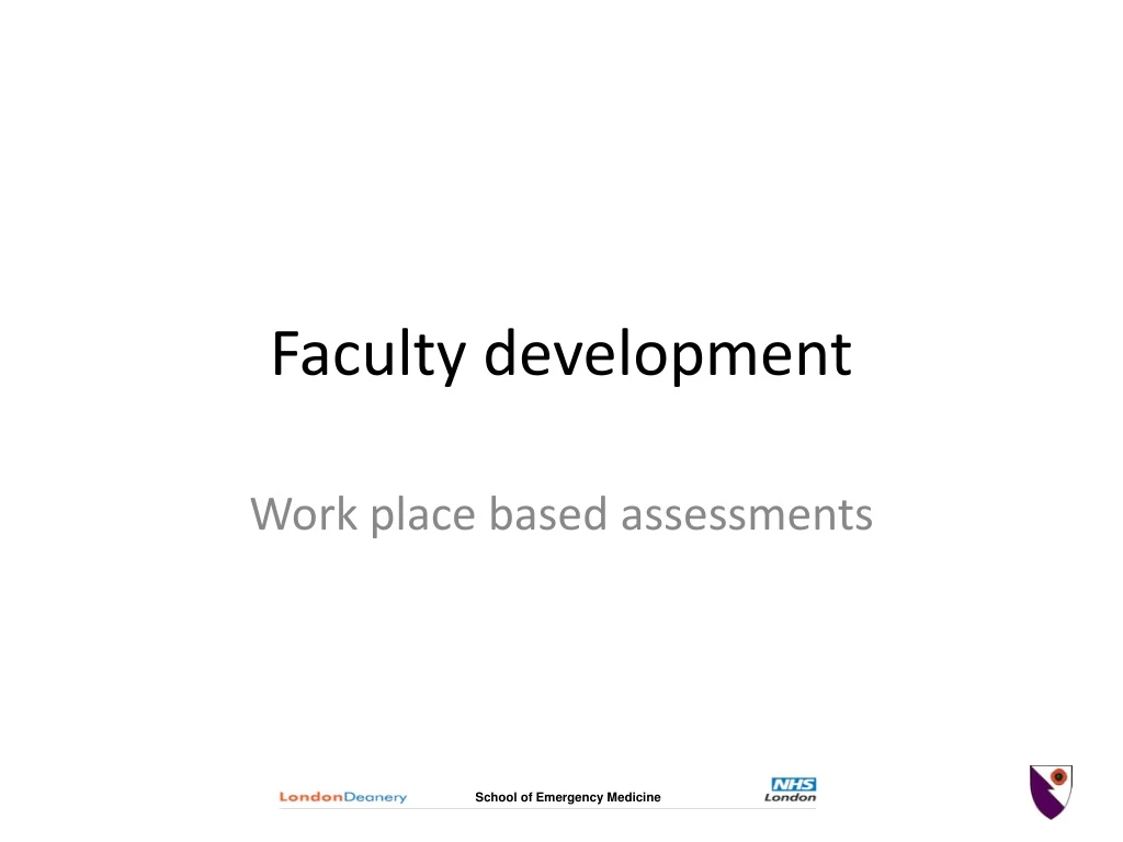 faculty development