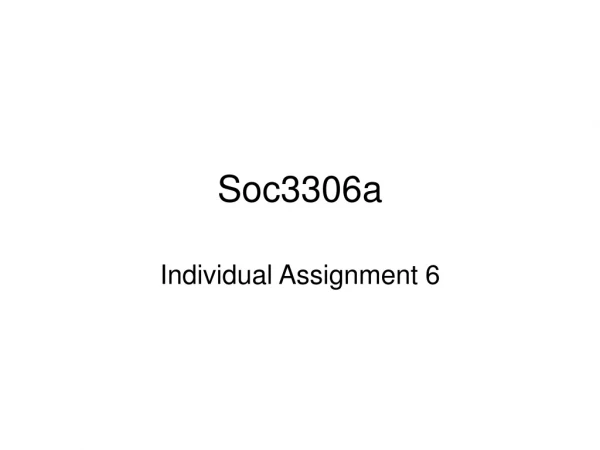 Soc3306a
