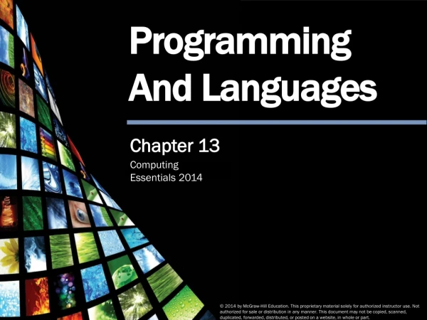 Programming And Languages