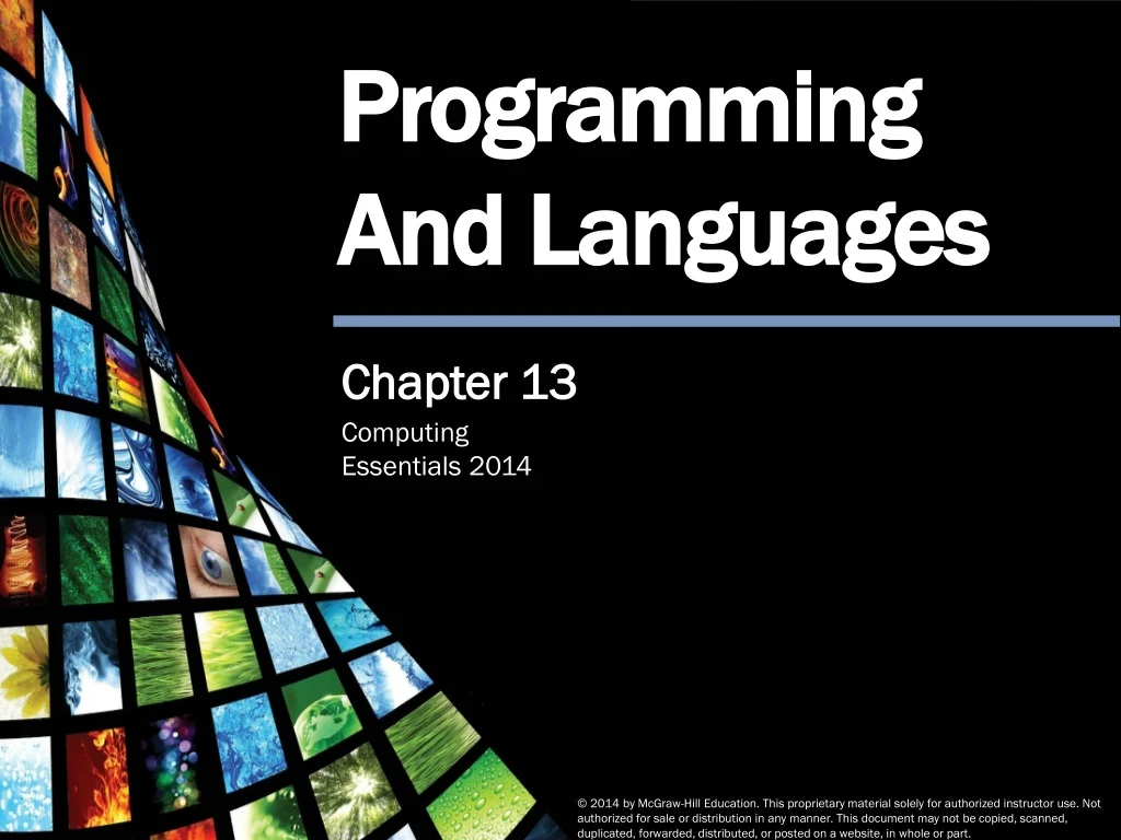 programming and languages