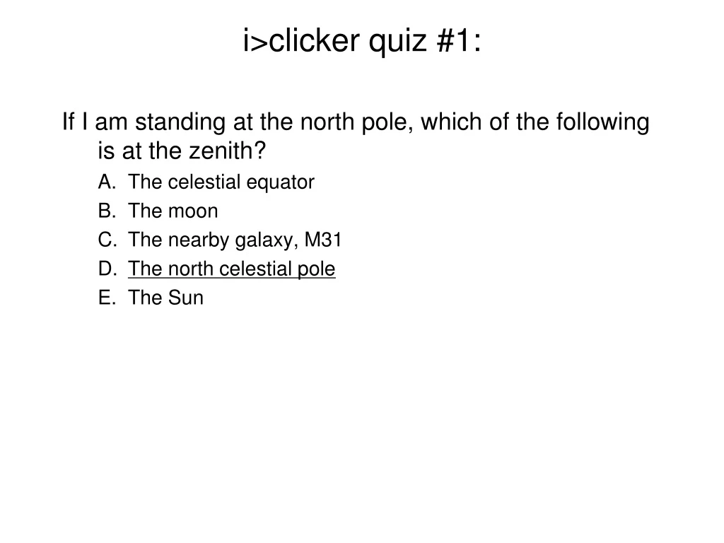 i clicker quiz 1