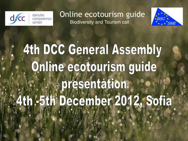Online ecotourism guide