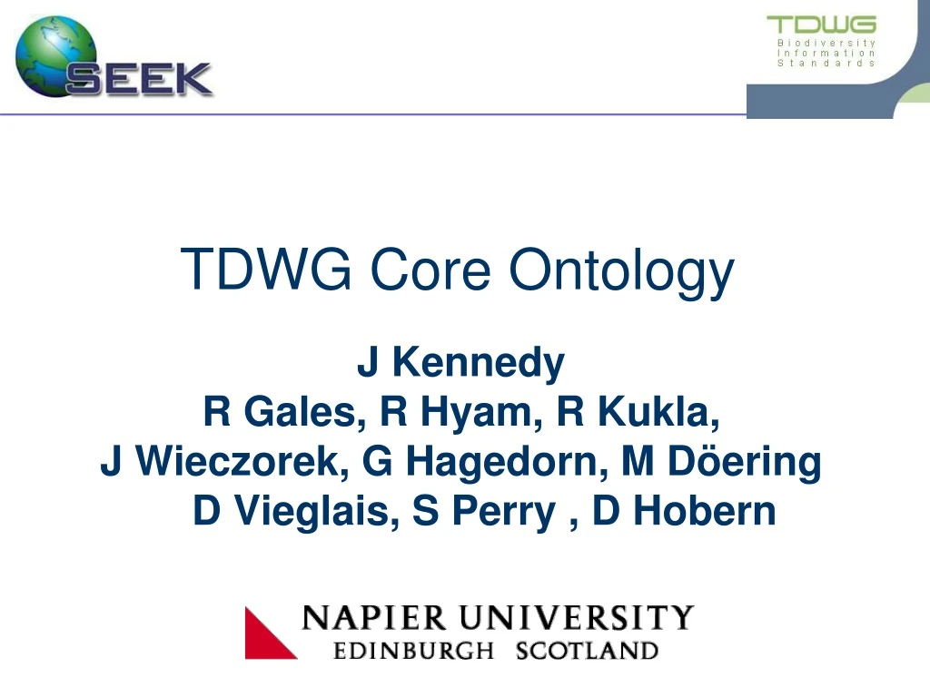 tdwg core ontology