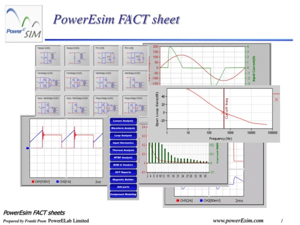 PowerEsim FACT sheet