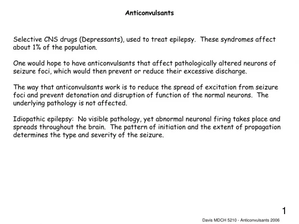 Anticonvulsants