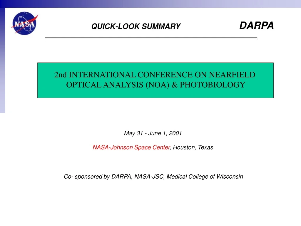 2nd international conference on nearfield optical