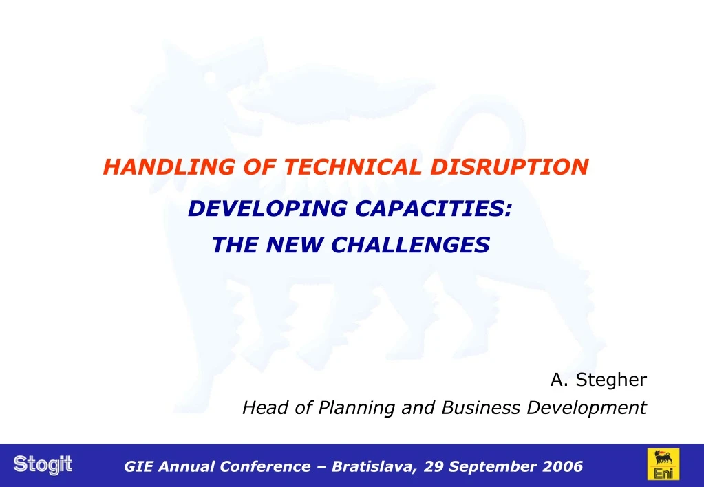 handling of technical disruption