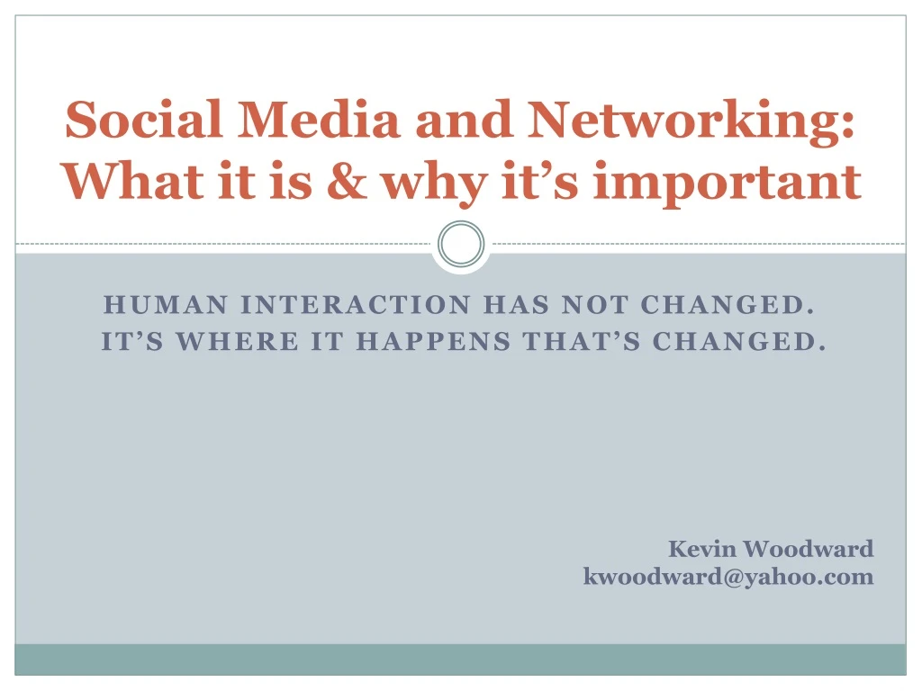 social media and networking what it is why it s important