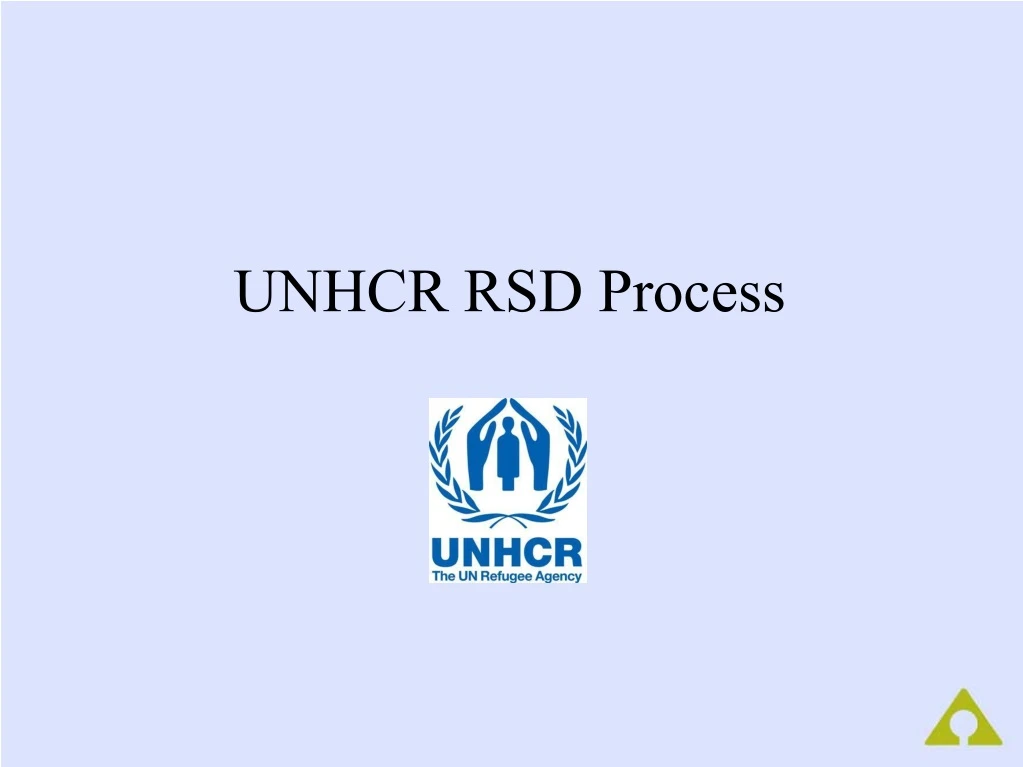 unhcr rsd process