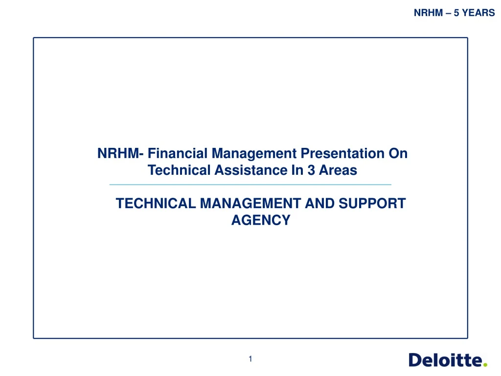 nrhm financial management presentation