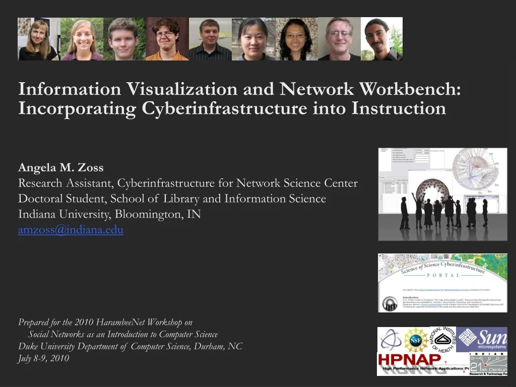 information visualization and network workbench