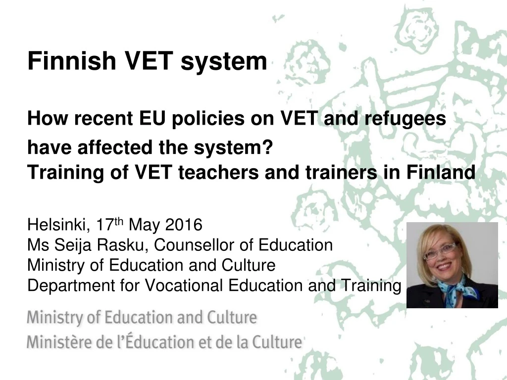 finnish vet system how recent eu policies