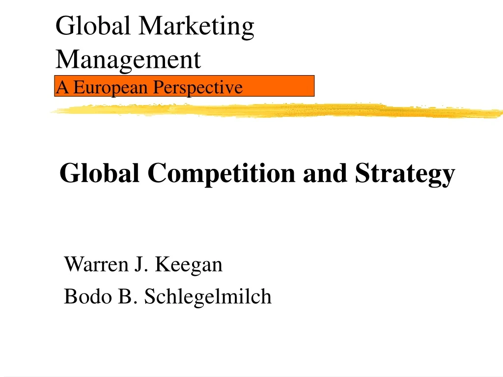 global marketing management a european perspective