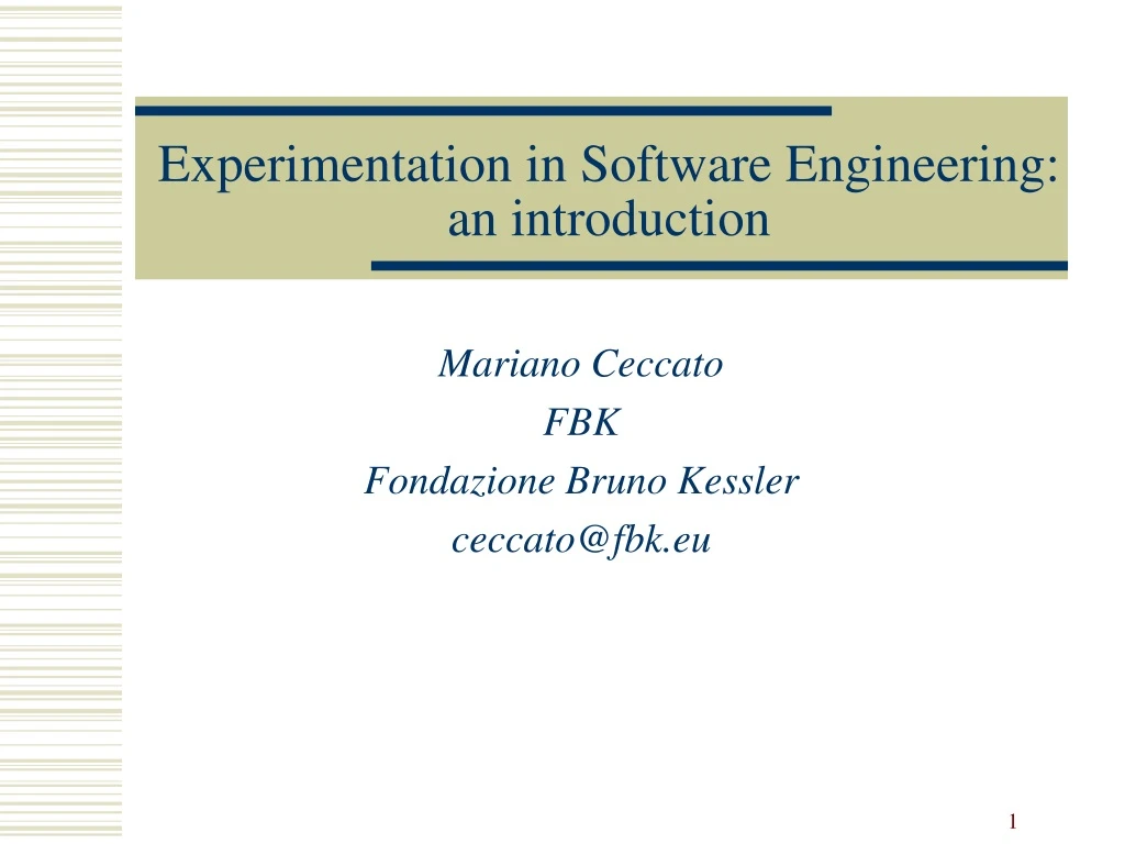 experimentation in software engineering an introduction