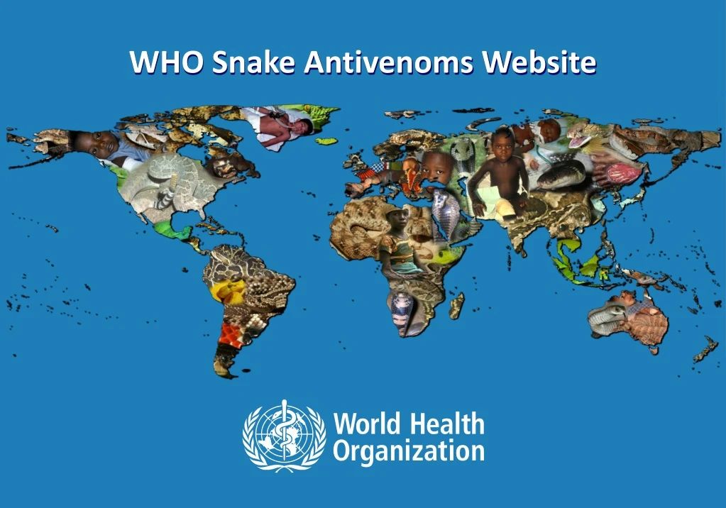 who snake antivenoms website