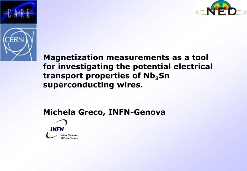 magnetization measurements as a tool