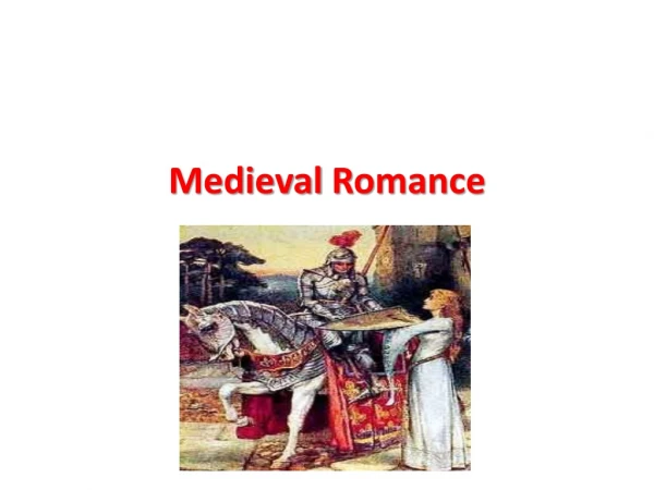 Medieval  Romance