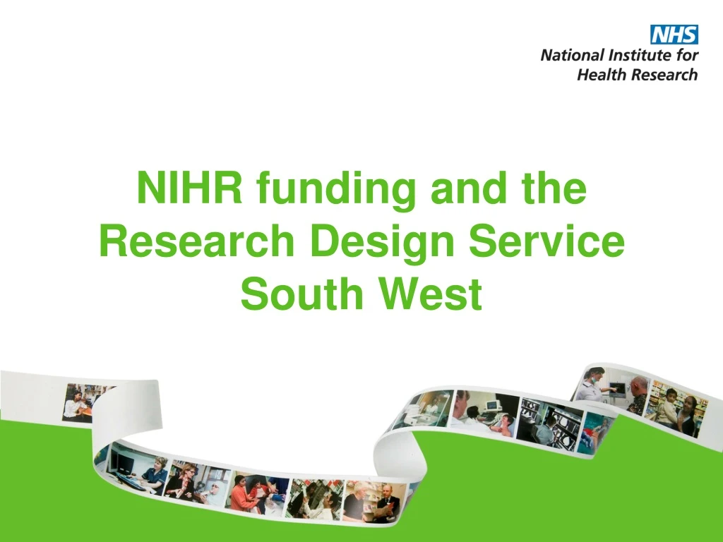 nihr funding and the research design service south west