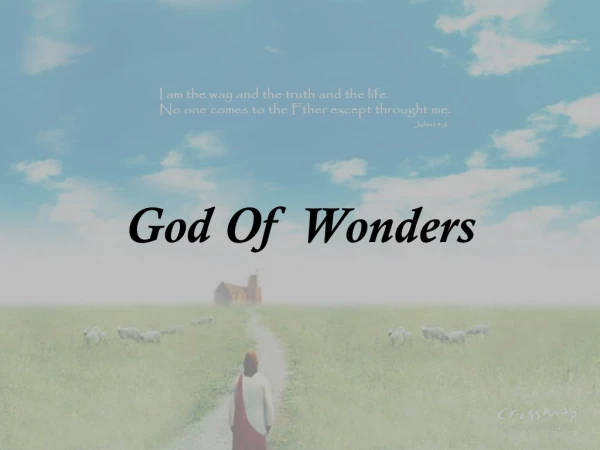 God Of Wonders