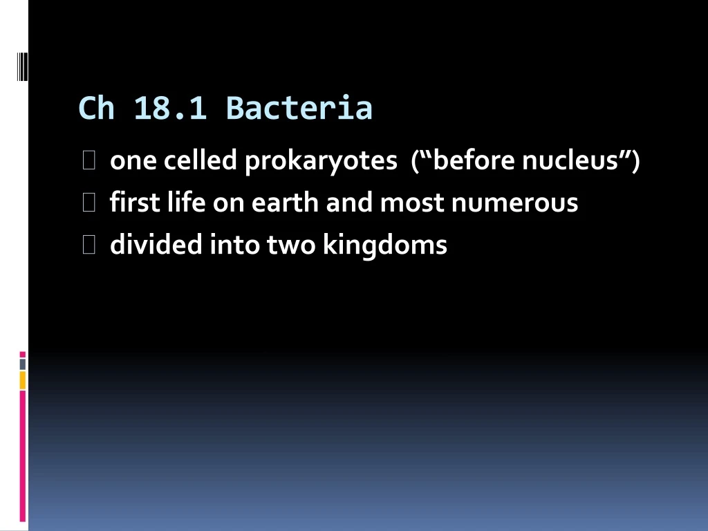 ch 18 1 bacteria