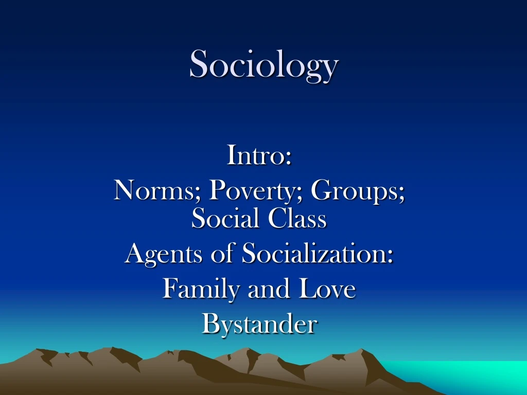 sociology