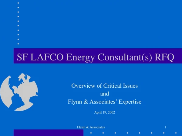 SF LAFCO Energy Consultant(s) RFQ