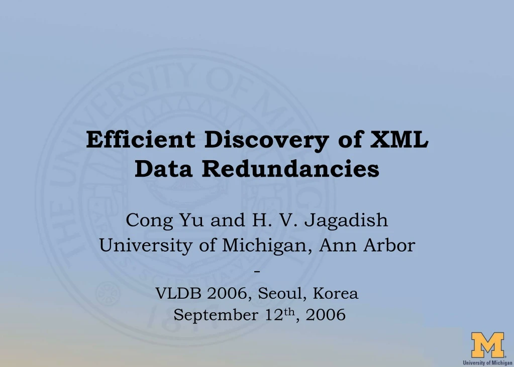 efficient discovery of xml data redundancies