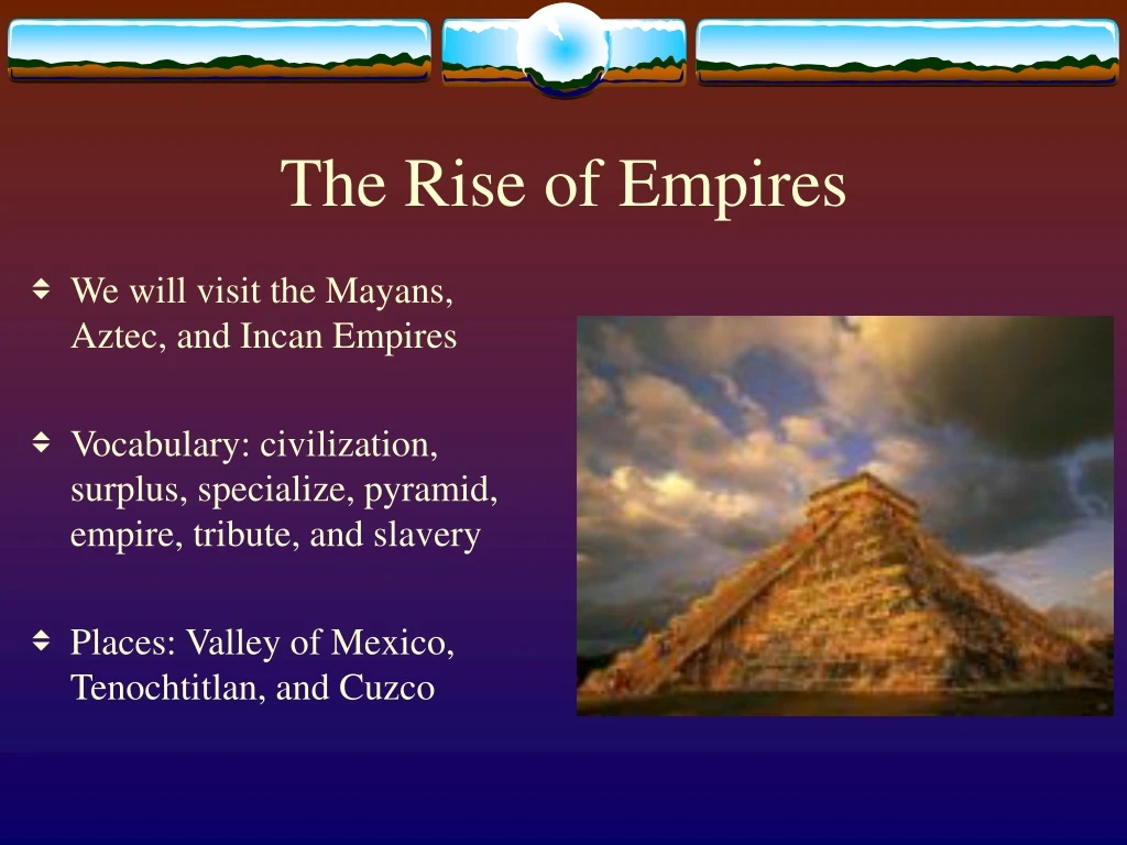 the rise of empires