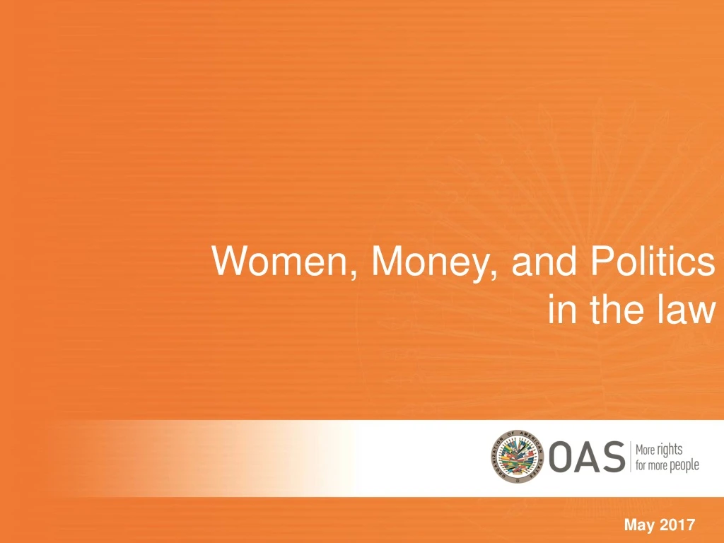 women money and politics in the law