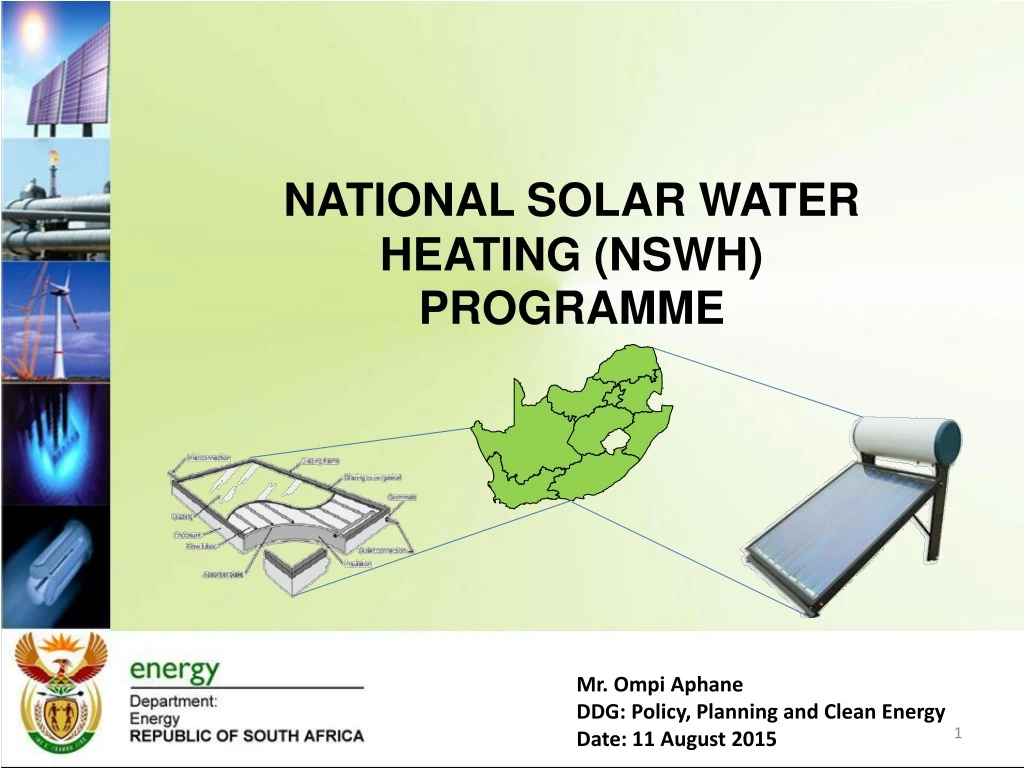 national solar water heating nswh programme