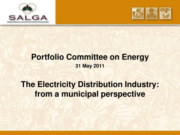 Portfolio Committee on Energy 31 May 2011