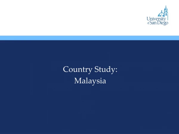 Country Study: Malaysia