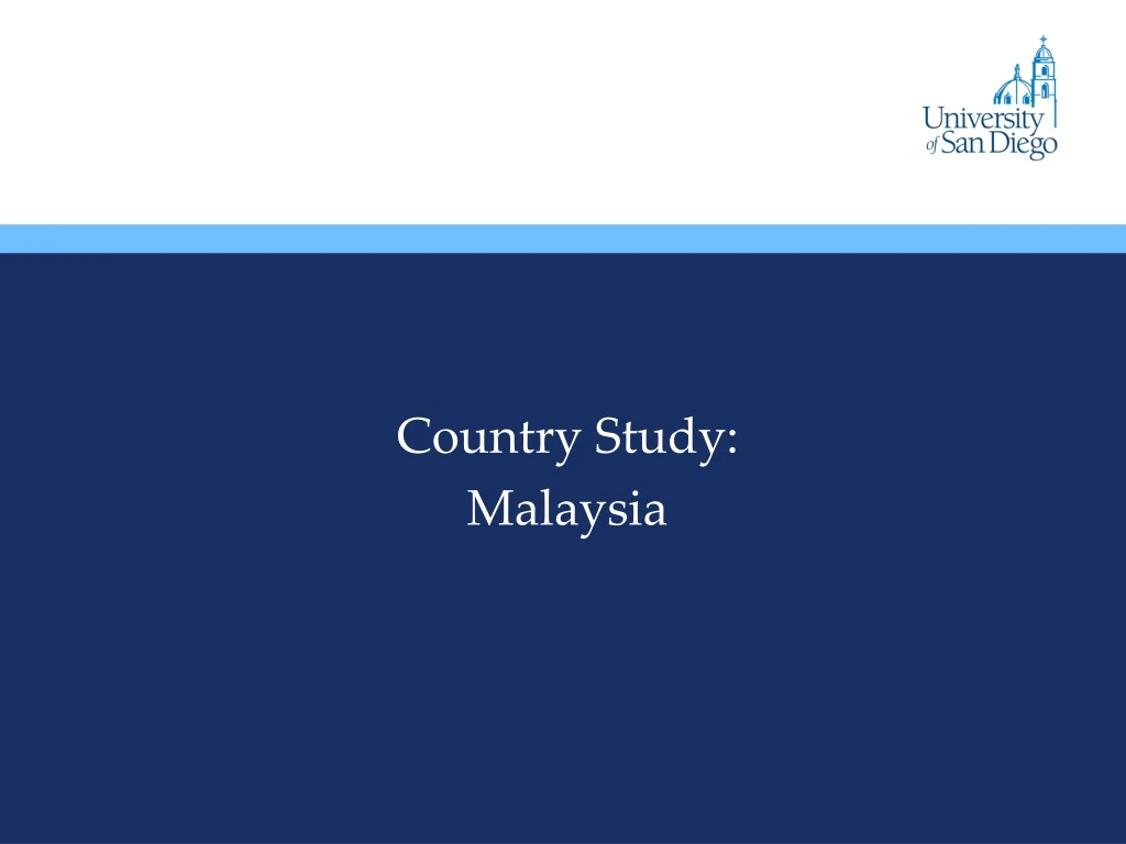 country study malaysia