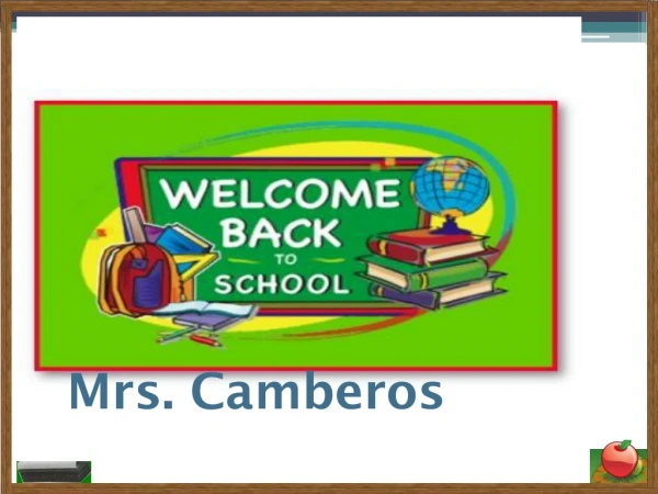 Mrs. Camberos
