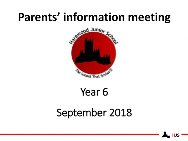 Parents’ information meeting