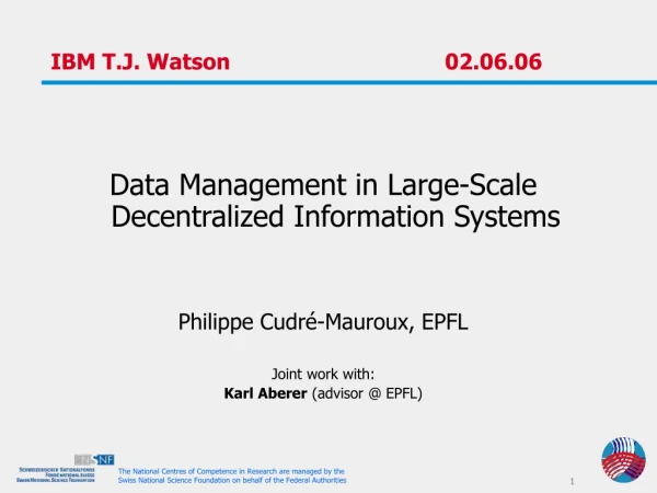 IBM T.J. Watson 			        	02.06.06