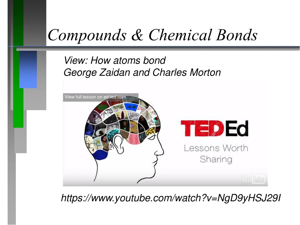 compounds chemical bonds