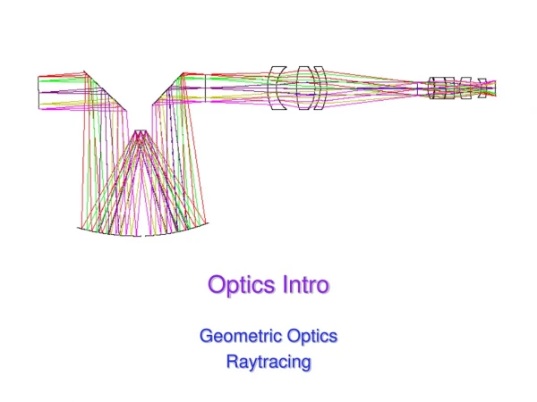 Optics Intro