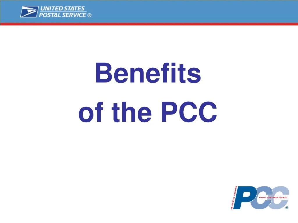 benefits of the pcc