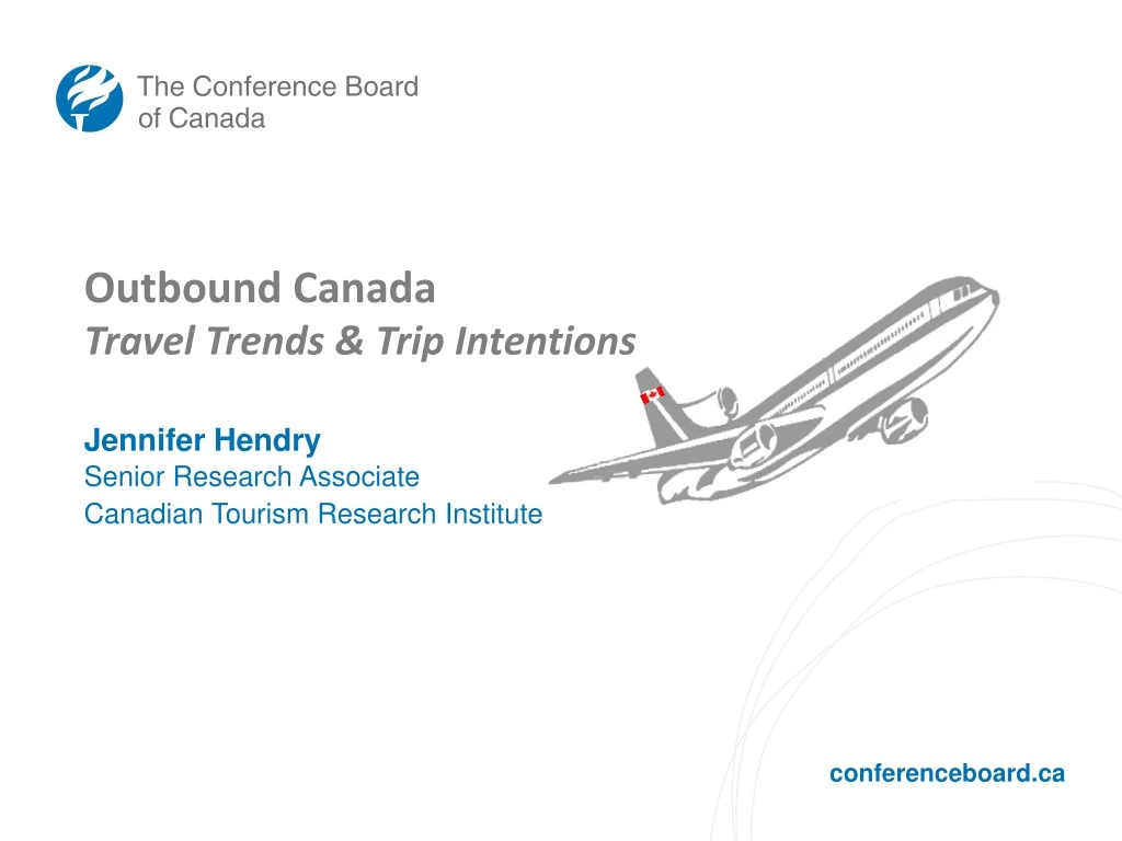 outbound canada travel trends trip intentions