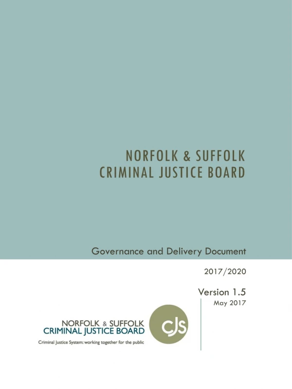 Norfolk &amp; Suffolk Criminal Justice Board