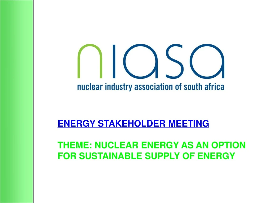 energy stakeholder meeting theme nuclear energy