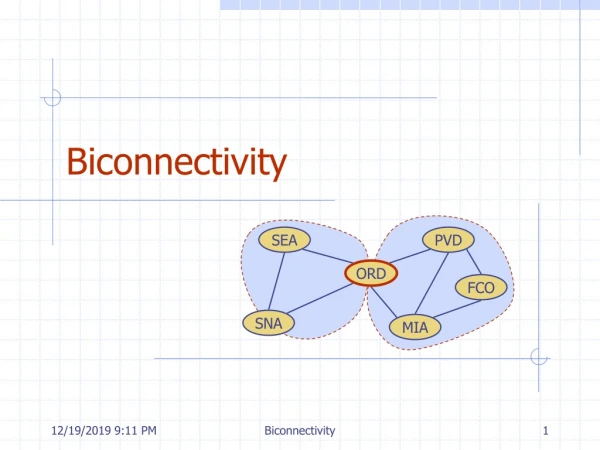 Biconnectivity