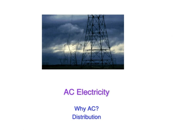 AC Electricity